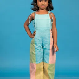 MIRALI Girls Colourblocked Basic Jumpsuit-image-48