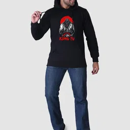 BOMBAE TEES Men Printed Hooded Sweatshirt-picture-33