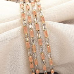 KARATCART Set Of 4 Gold-Plated American Diamond Studded Bangles-picture-8