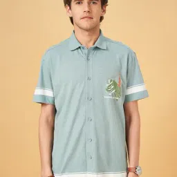 Urban Ranger By Pantaloons Cerulean Slim Fit Polo T-Shirt-image-47