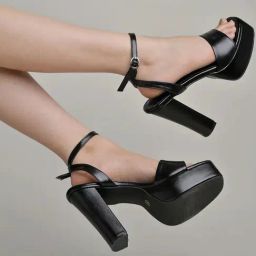 Shoetopia Kids Black Ankle Strap Sandals-image-81