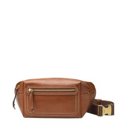 Fossil Fletcher Brown Solid Waist Pouch-image-51