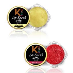 KINDED Herbal Cow Ghee & Beetroot Lip Scrub Combo-5