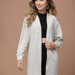 KASSUALLY Grey Printed Shrug-picture-32