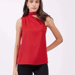 Fablestreet Red Plain Top-22