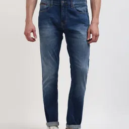 Tommy Hilfiger Blue Slim Tapered Fit Jeans-picture-11