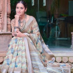 Anouk Rustic Digital Printed Zari Border Saree-26