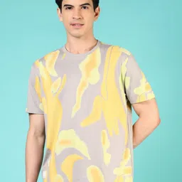 V-Mart Men Printed Pockets T-shirt-image-41