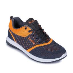 Lucy & Luke By Liberty Kids Orange & Navy Sneakers-image-9