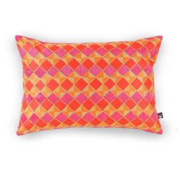 Home4U Multicolor Poly Dupion Large Cushion Cover - Set of 1-image-37