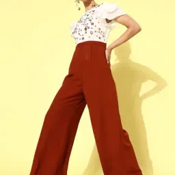 Miss Chase White & Rust Embellished Jumpsuit-picture-10