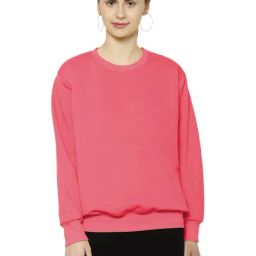 Vimal Jonney Pink Fleece Regular Fit Sweatshirt-image-68