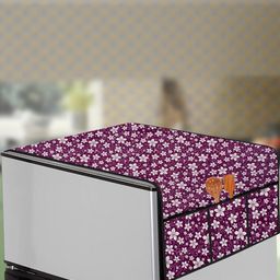 The Furnishing Tree Purple Plastic Refrigerator Cover-image-39