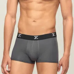 XYXX Charcoal Grey Regular Fit Trunks-picture-34