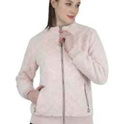 Monte Carlo Baby Pink Checks Jacket-26
