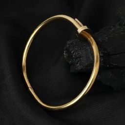 Sohi California Gold Screw Bangle Bracelet for Women-28