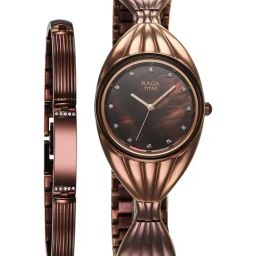 Titan 95254QM01F Raga Memoirs Analog Watch for Women with Bracelet-image-80