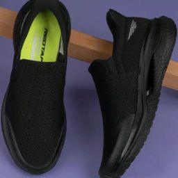 Red Tape Men's Outdoor Edge Series Black Walking Shoes-image-33