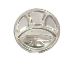 Hazel Silver Stainless Steel Small Plate-28