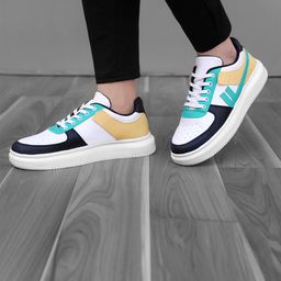 riffway Men Colourblocked Lace-Ups Round Toe Sneakers-image-80