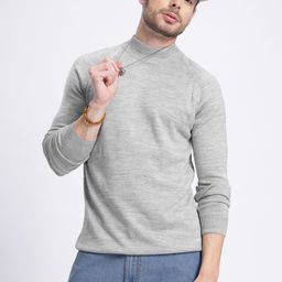 glitchez Cozy Knit High Neck Pullover-image-78