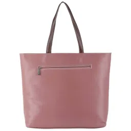 Toteteca Pink Color Block Medium Tote Handbag image 3