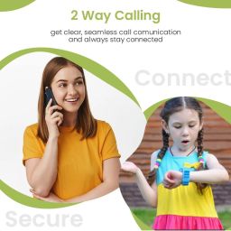 Turet Smartwatch for Kids with Camera, Games, Recorder, Sim Enabled 2-Way Calling (Green) image 3