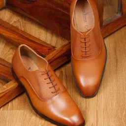 Louis Stitch Men's Russet Tan Oxford Shoes-image-25