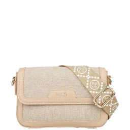Inc.5 Beige TexturedSling Handbag image 1
