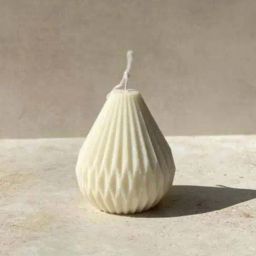 Mason Home White Bell Geometric Big Candle-image-15
