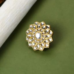 Zaveri Pearls Gold Tone Traditional Finger Ring-ZPFK10825-image-35