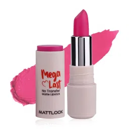 Matt Look Mega Last No Transfer Matte Lipstick Fuchsia-11 - 3.8 gm image 1