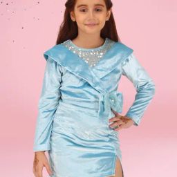 Cutecumber Girls Blue Party Dress-image-29