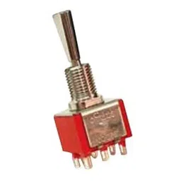 E-SWITCH TOGGLE SWITCH, DPDT, 5A, 120VAC, PANEL, 100DP6T1B1M1QEH.-image-2