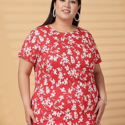 plusS Women Floral Printed T-shirt-picture-36