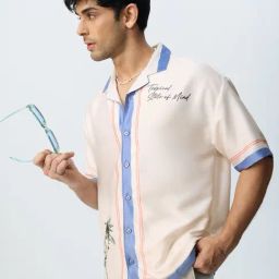The Souled Store White Relaxed Fit Graphic Shirt-image-94