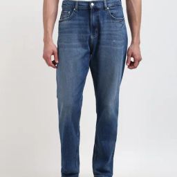 Tommy Hilfiger Blue Relaxed Tapered Fit Jeans-image-30