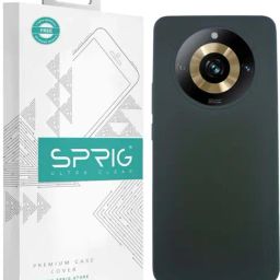 Sprig Liquid Silicone Back Cover for REALME 11 PRO 5G (Green)-image-31