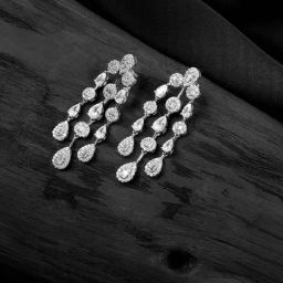 The Real Effect London 800 Silver Earrings for Women-picture-1