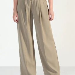 Showoff Beige Relaxed Fit Trousers-12