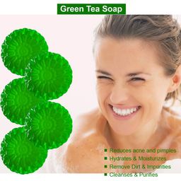 GROOVY Set Of 5 Carrot Cleanse Green Tea Bathing Bar - 100 g Each image 3
