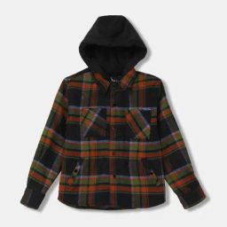 Blue Giraffe Kids Multicolor Chequered Full Sleeves Sacket-picture-4