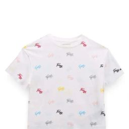 Tommy Hilfiger Girls White Solid Regular Fit T-Shirt-image-95