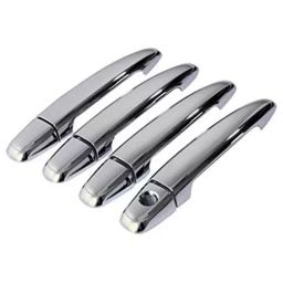 Auto Pearl Door Handle Latch Cover Chrome Finish Compatible For Maruti Suzuki Celerio (Set of 4)-picture-23