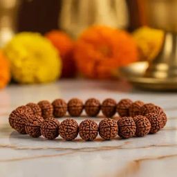 NVR Brown Rudraksha Flexible fit Bracelets-image-7