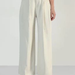 Showoff Off White Relaxed Fit Trousers-29