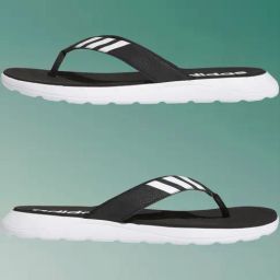 Adidas Men's Comfort Black Flip Flops-picture-12