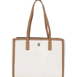 TOMMY HILFIGER Moonglow W & Basket Brown Tote-picture-38