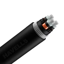 Havells 70 sq.mm 3 Core 6.6 kV (UE)/11 kV (E) Aluminium Conductor Armoured HT Power Cable A2XFY (Length of 1 m)-image-46