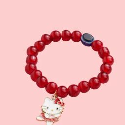 NVR Maroon Artificial Beads Stylish Flexible fit Bracelets-32